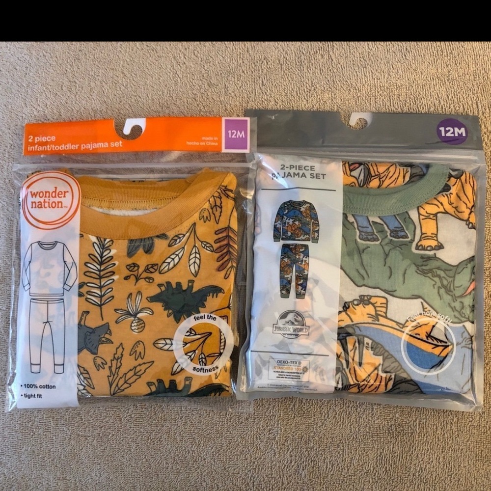 Pajama set 2 piece ***Bundle of 2 Sets/Size 12 Months**NWT